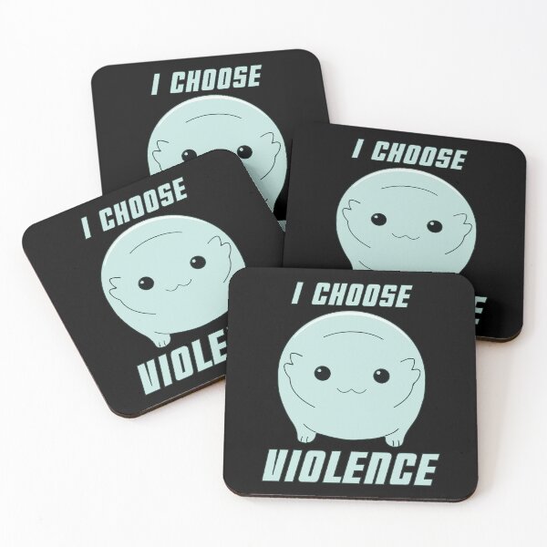 Item preview, Moopsy Chooses Violence (Light Text) designed and sold by GatorDesign.