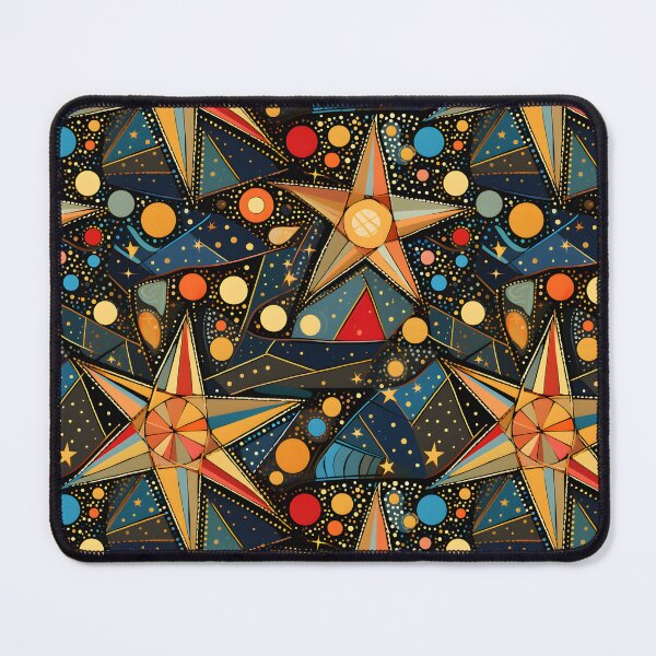 Item preview, Art Deco Colorful Stars I designed and sold by the-lamplighter.