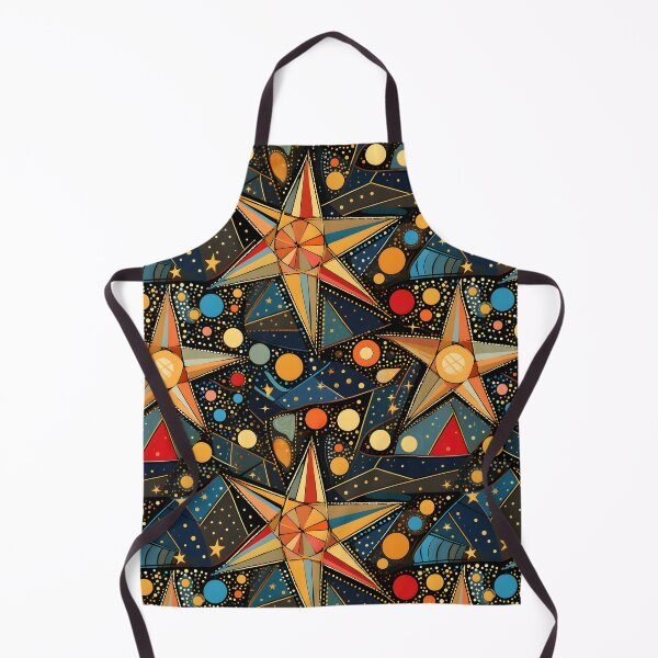 Item preview, Art Deco Colorful Stars I designed and sold by the-lamplighter.
