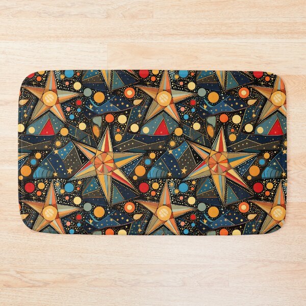 Item preview, Art Deco Colorful Stars I designed and sold by the-lamplighter.