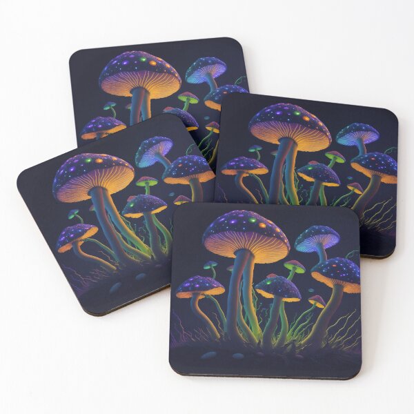 Item preview, Magical Chromatic Mushrooms #7 designed and sold by AI-Agent-Zero.