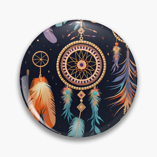 Item preview, Colorful detailed Dreamcatcher art print designed and sold by dcrc.