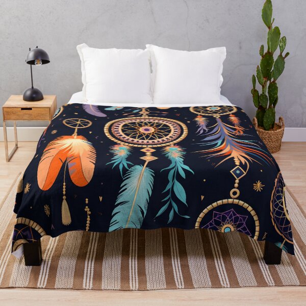 Item preview, Colorful detailed Dreamcatcher art print designed and sold by dcrc.