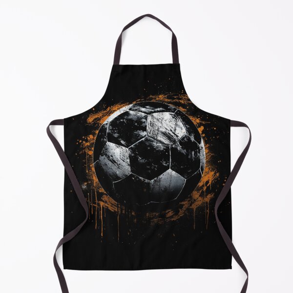 Item preview, Black Soccer Ball - Distressed Vintage Street Art Sport Lover designed and sold by GVRDesign.