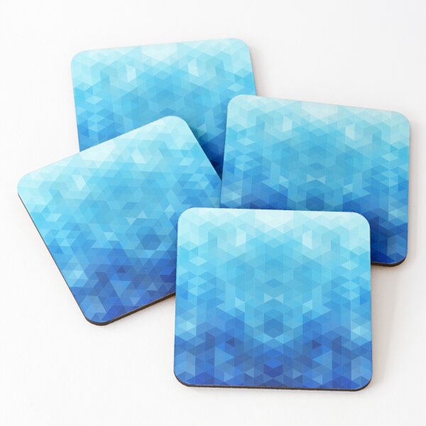 Item preview, Blue Geometric Gradient Pattern Design designed and sold by Quantum-Shop.