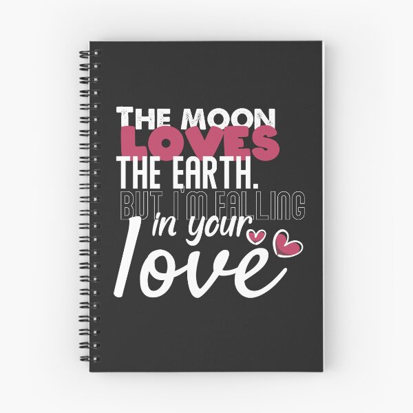 Item preview, Copy of The moon loves the earth. i'm falling in your love designed and sold by benaouichShop.