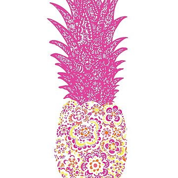 Artwork thumbnail, Pink Pineapple by hayleylauren