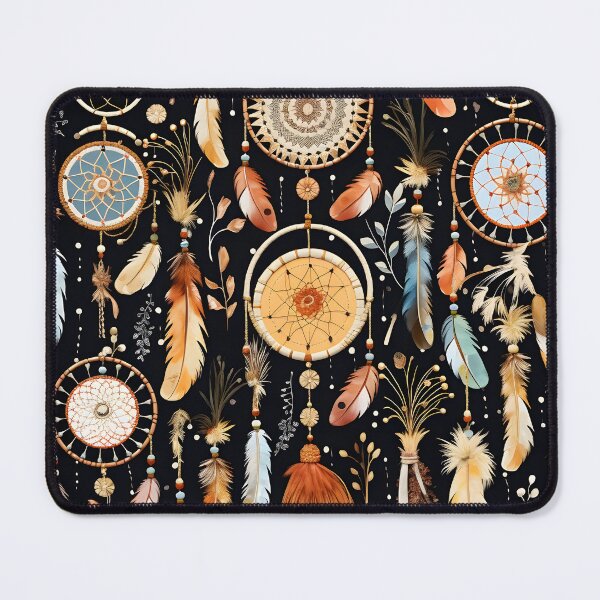 Item preview, colorful detailed dreamcatcher art print designed and sold by dcrc.