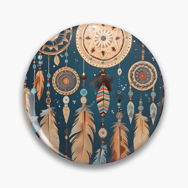 Item preview, colorful detailed dreamcatcher art print designed and sold by dcrc.