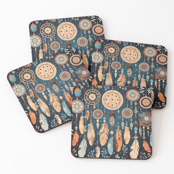 Item preview, colorful detailed dreamcatcher art print designed and sold by dcrc.