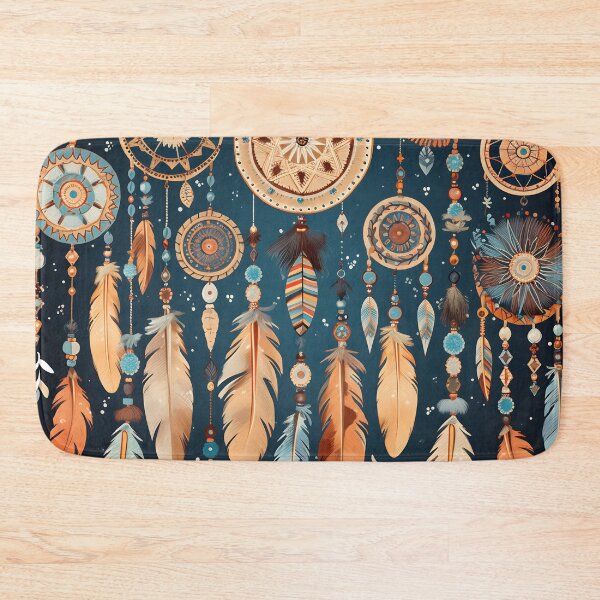 Item preview, colorful detailed dreamcatcher art print designed and sold by dcrc.