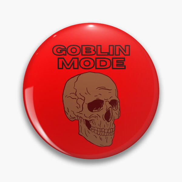 Item preview, Goblin Mode: Green Skull  designed and sold by GoblinBoutique.