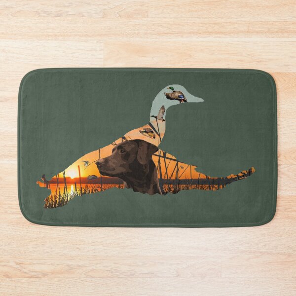 Item preview, Chocolate Labrador Retriever and Flying Mallards designed and sold by LifeCrush.