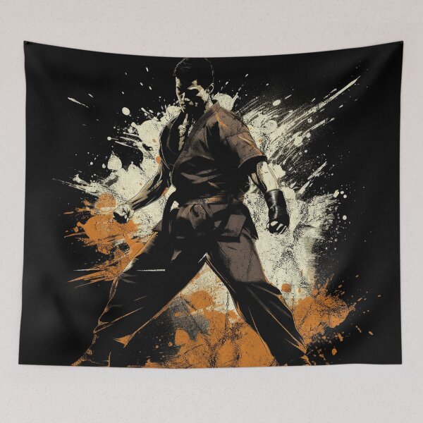 Item preview, Taekwondo Taekwon-do Karate- Distressed Vintage Street Art Martial Arts designed and sold by GVRDesign.