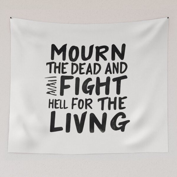 Item preview, "Gaza War Memorial Tee - 'Mourn the Dead, Fight for the Living'" designed and sold by AI-volution.