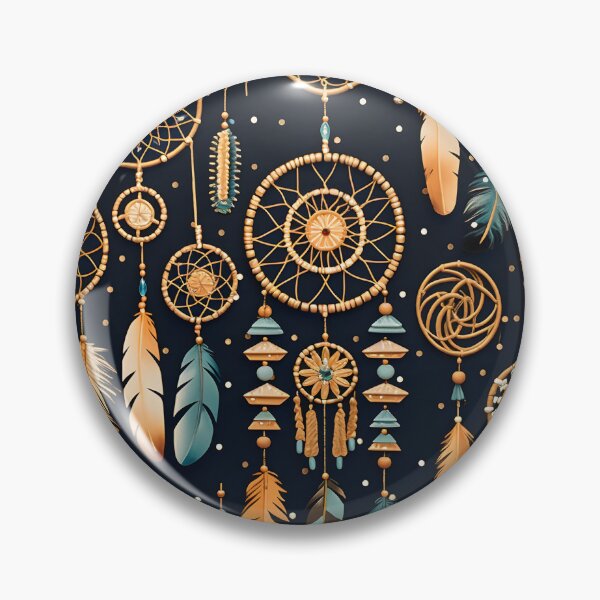 Item preview, colorful detailed dreamcatcher art print designed and sold by dcrc.
