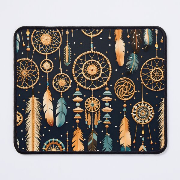 Item preview, colorful detailed dreamcatcher art print designed and sold by dcrc.