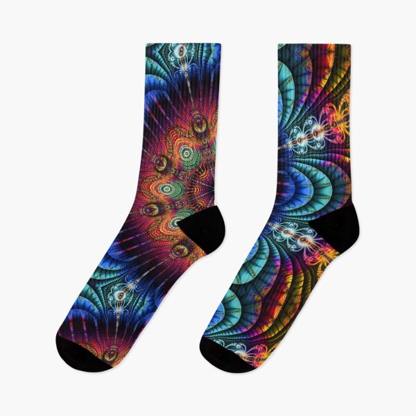 Item preview, Fractal Rainbow Geometric Pattern Design designed and sold by Quantum-Shop.