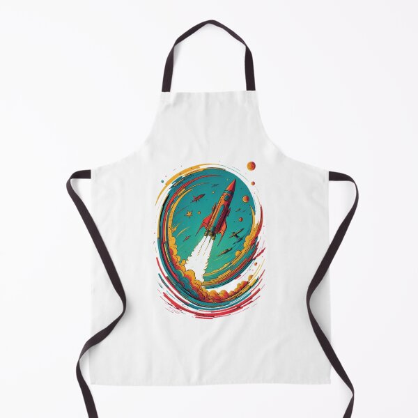 Item preview, Retro Space Rocket Launch #11 designed and sold by Qlutique.