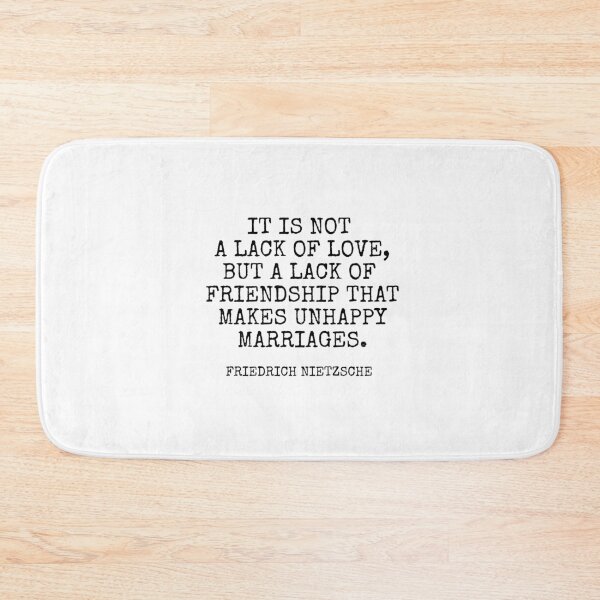 Item preview,  Friedrich Nietzsche quote - unhappy marriages designed and sold by Inspirationmotivation.