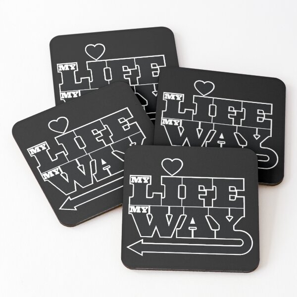 Item preview, My Life My Way Motivational Slogan Motif designed and sold by Harlake.