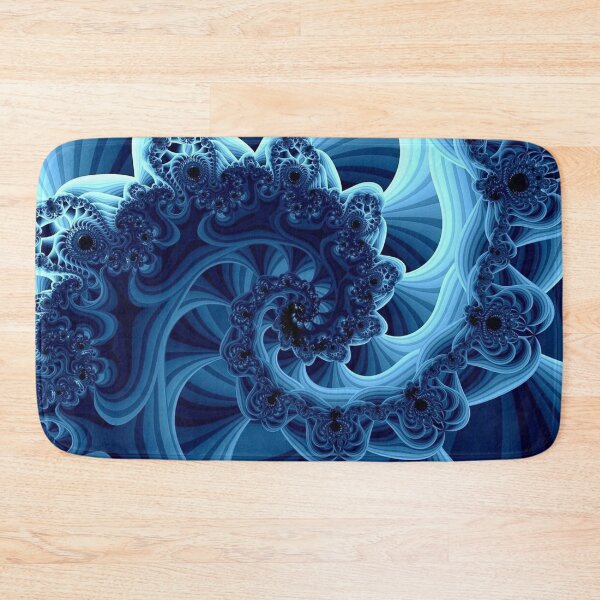 Item preview, Blue Wavy Spiral Design designed and sold by Quantum-Shop.