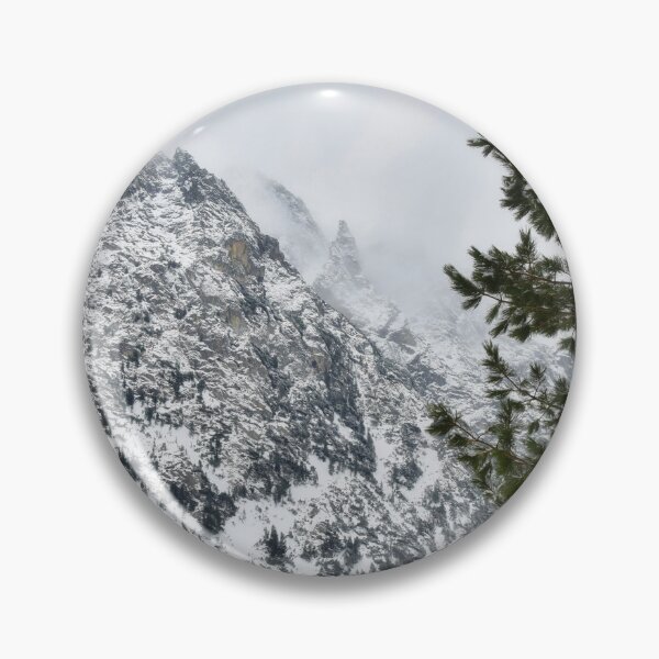 Item preview, Snowy spring mountains designed and sold by The Wolfness Photography.