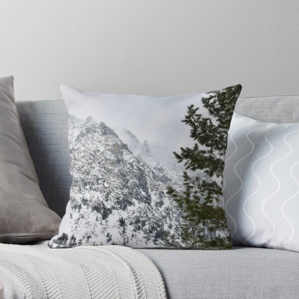 Item preview, Snowy spring mountains designed and sold by The Wolfness Photography.