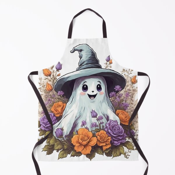 Item preview, Ghost wearing witch hat designed and sold by Laufer15.
