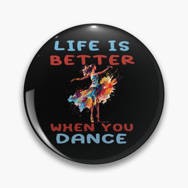 Item preview,  Life is better when you dance, Dance happiness, Life's magic is better when you dance, Dance therapy designed and sold by Lactus.