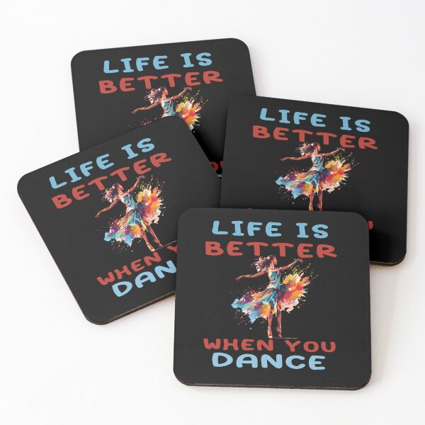Item preview,  Life is better when you dance, Dance happiness, Life's magic is better when you dance, Dance therapy designed and sold by Lactus.