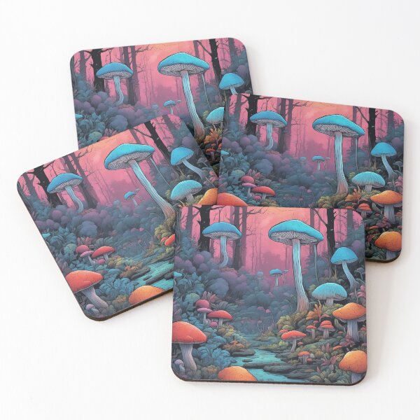 Item preview, Magical Chromatic Mushrooms #8 designed and sold by AI-Agent-Zero.