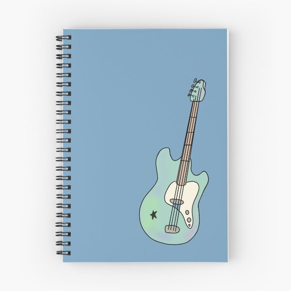 Item preview, Guitar Sticker, Illustration, Blue, T-Shirt designed and sold by Dreamy Files.