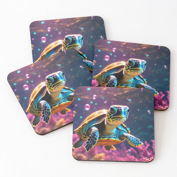 Item preview, Turtle in the Ocean designed and sold by Geek-Girl-Art.