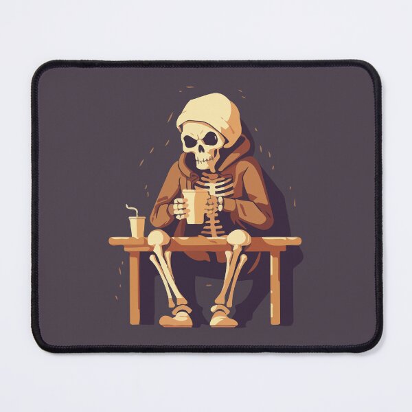Item preview, Skeleton Drinking Coffee designed and sold by Amir Faysal.