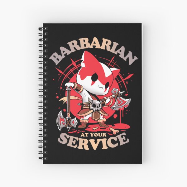Aperçu de l'œuvre Barbarian's Call - Joueur de chat mignon créée et vendue par Snouleaf.