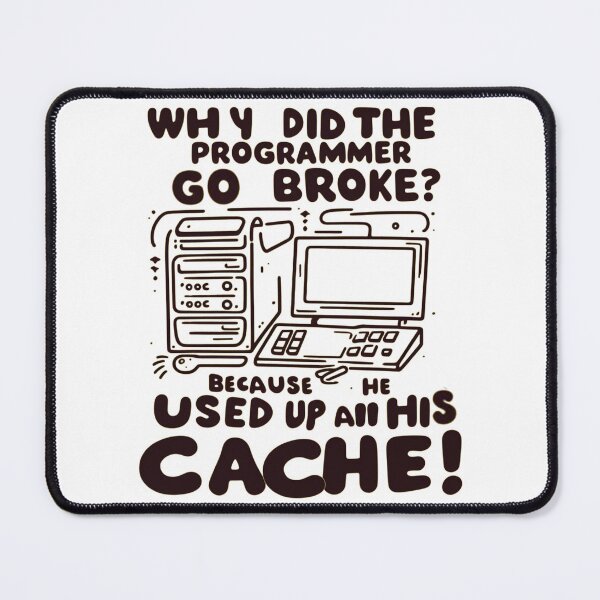 Item preview, Why Did The Programmer Go Broke? designed and sold by Gulyabani.