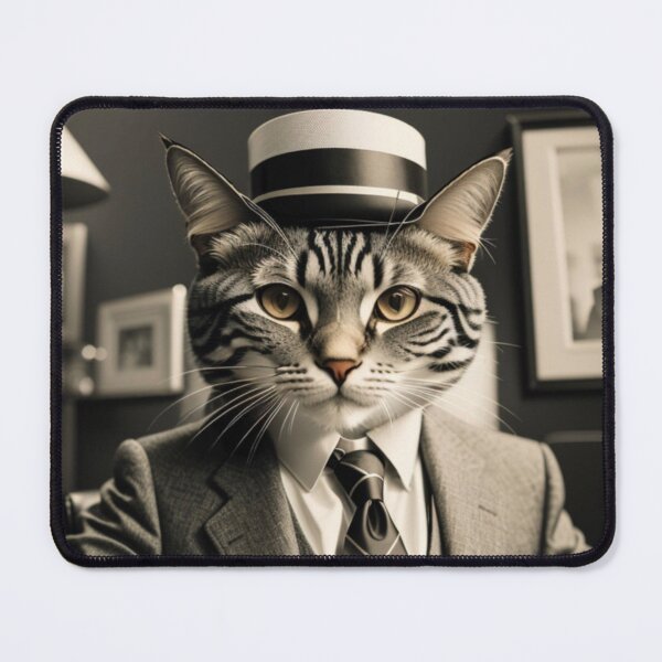 Item preview, Vintage 1930s Mobster Cat designed and sold by Retro Salt.