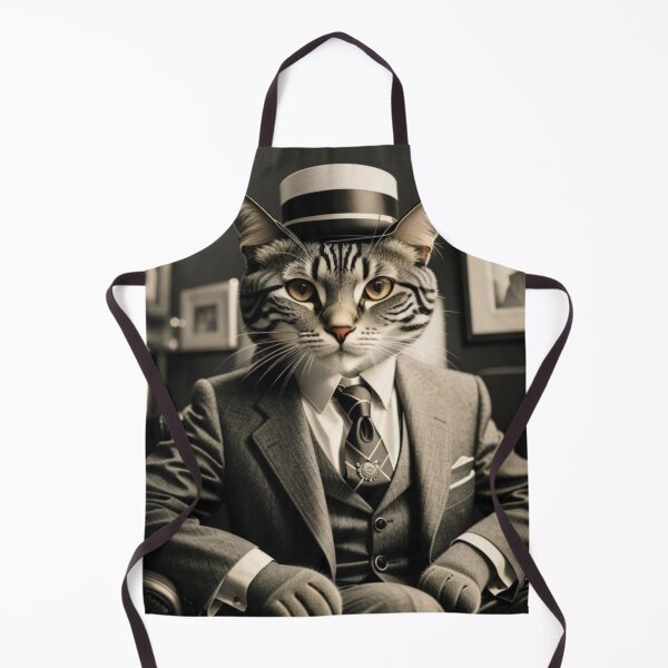 Item preview, Vintage 1930s Mobster Cat designed and sold by Retro Salt.