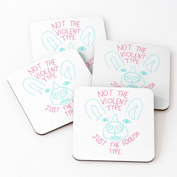 Item preview, Not the violent type, just the foolish type designed and sold by Natalie Jane.