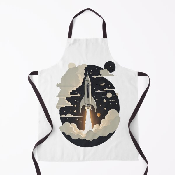 Item preview, Retro Space Rocket Launch #13 designed and sold by Qlutique.