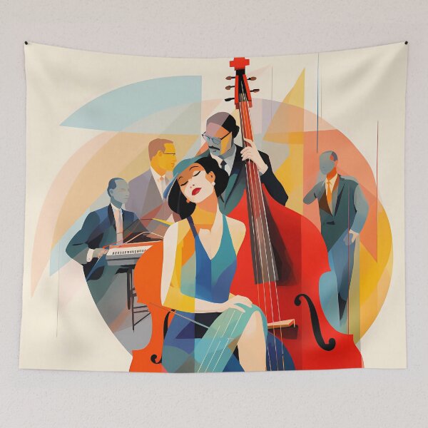 Item preview, "Lost in the Music-verse" - Geometric grooves meet soulful moves designed and sold by edge-studios.