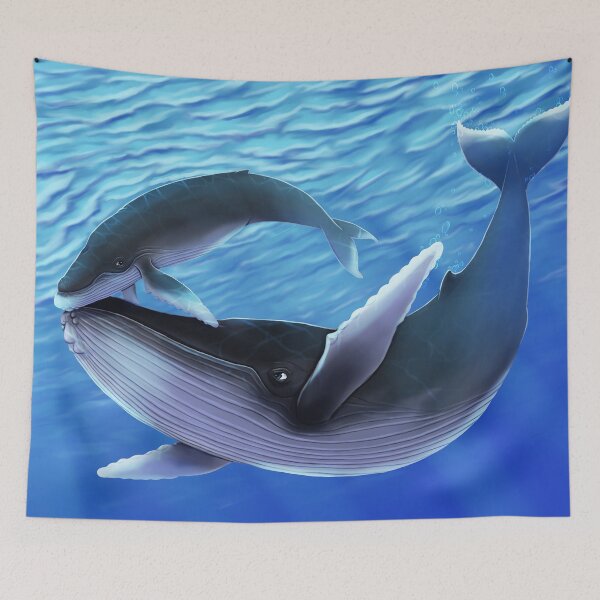 Item preview, Humpback Whales designed and sold by JeMiChi Art.