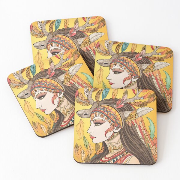Item preview, Native American Deer Woman designed and sold by Nola Lee Kelsey.