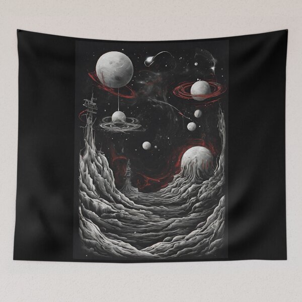 Item preview, Cosmic Mountain Scape designed and sold by SmokeyTripShop.