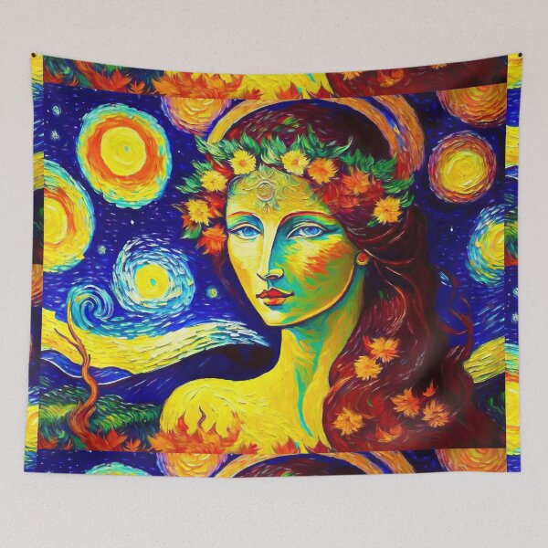Item preview, Goddess of the Autumn Equinox 2 designed and sold by secretgardener.