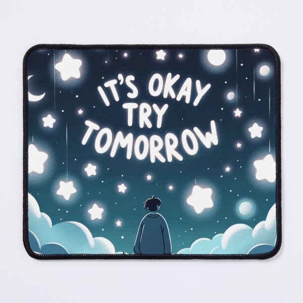 Item preview, It's Okay Try Tomorrow - Peaceful Night designed and sold by ZenEverAI.