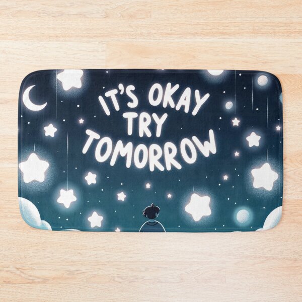 Item preview, It's Okay Try Tomorrow - Peaceful Night designed and sold by ZenEverAI.