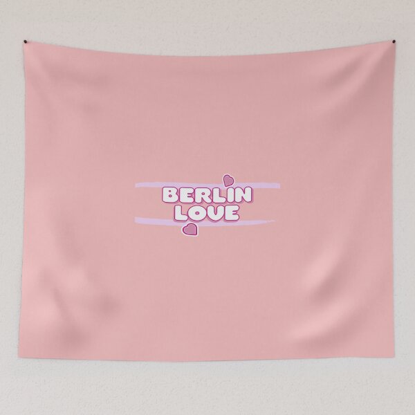 Item preview, Berlin Love Pink Letters Capital Love designed and sold by Ecmoprints.