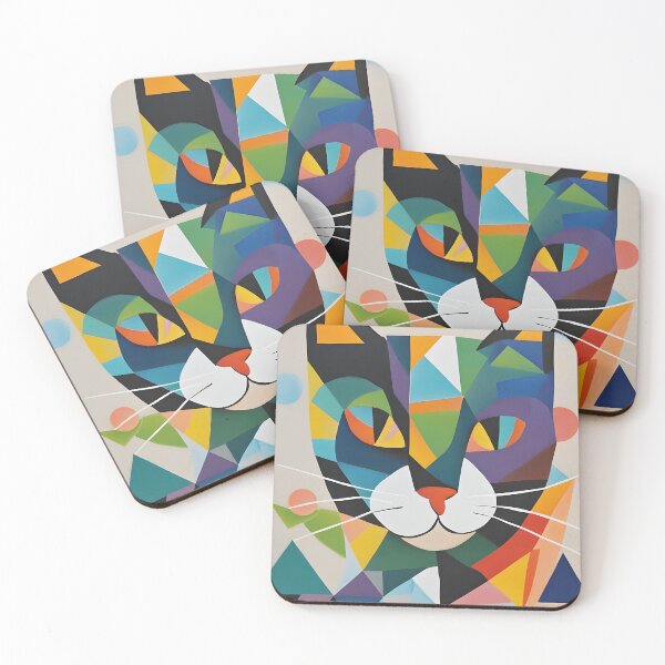 Item preview, Colorful Cat designed and sold by digitalverser.
